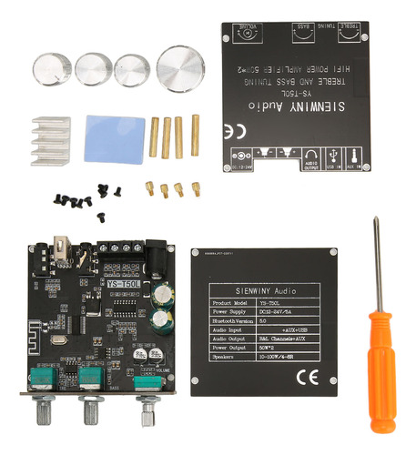 Placa De Módulo Amplificador De Potencia 5.0, Doble Canal Mú