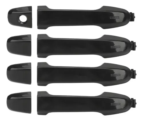 Manija Exterior De Puerta Trasera Izquierda Para Toyota Camry 1997-2001 - Color Negro, Plástico, Referencia TO1310114