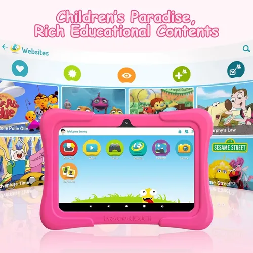 Tablet Para Niños 7 Pulgadas 3g De Ram 32gb Memoria Android Rosa