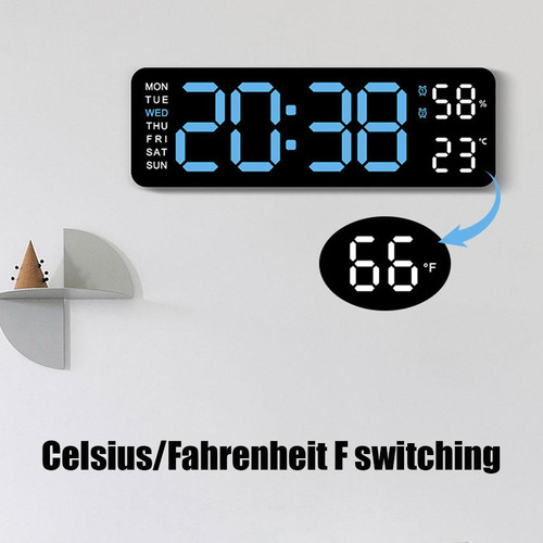 Reloj Electrónico Multifuncional Reloj De Pared Digital Led