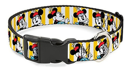 Collar De Clip De Plastico Con Hebilla - Minnie Mouse Con S
