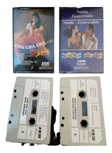 Cassettes Cha Cha With Santa Esmeralda Importados Sin Uso.