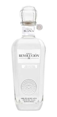 Tequila Revolucion Reposado Cristalino 700 Ml*