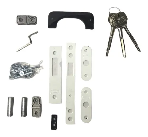 Cerradura Chapa Puerta Corrediza Aluminio Phillips 455 Cafe