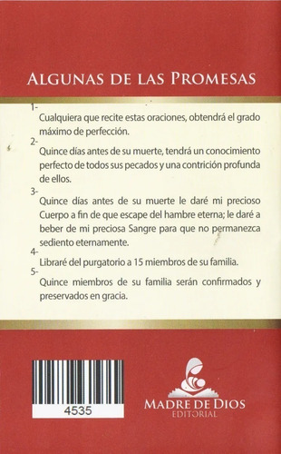 Imagen 2 de 2 de Libro Oraciones De Santa Brigida Por 1 Año Y 12 Años