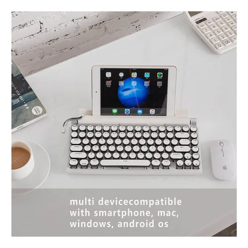 Teclado Mecánico Para Máquina De Escribir Pomya, Teclado Con