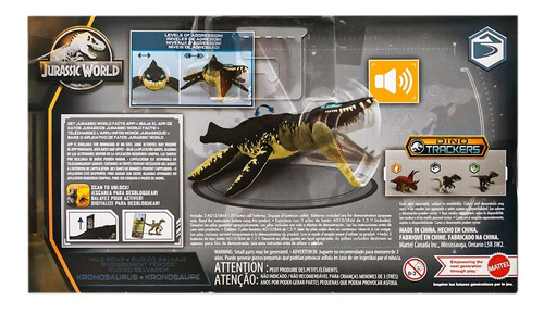 Imagem 10 de 10 de Dinossauro Kronosaurus Jurassic World Dino Trackers - Mattel