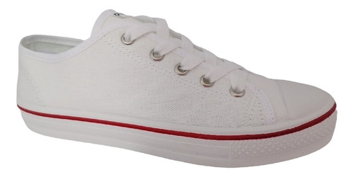 Tenis Choclo Unisex Blancos. Urbanos 22 Al 28