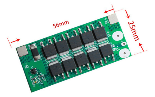 Placa De Protección De Puerto Común Bms Lifepo4 6.4v 18650 2
