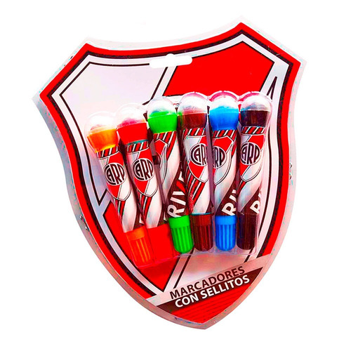 Marcadores Blow Rivers Plate Con Sellitos Ri016 Mapleweb