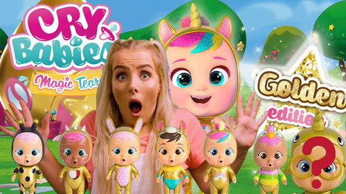 Boneca Cry Babies Magic Tears Mini Chora De Verdade Multikids
