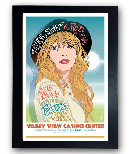 Quadro Decorativo Taylor Swift