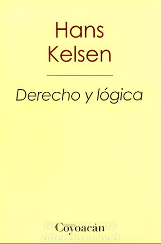 Derecho Y Lógica (2585) 2a. Ed.