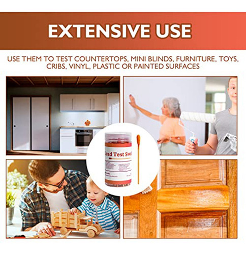 - Kit De Bastoncillos Para Prueba De Pintura Con Plomo: 60