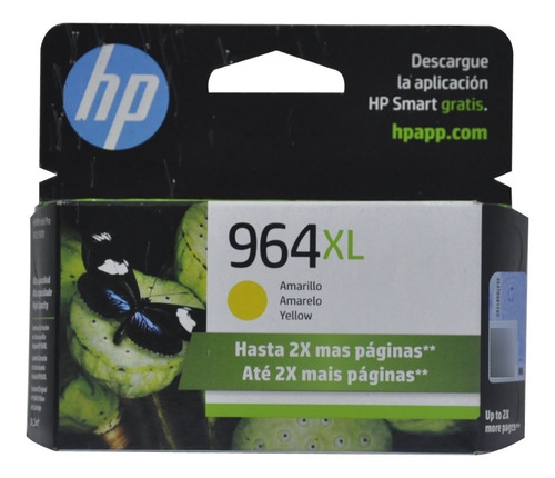 Cartucho Hp 964 Xl Amarillo 3ja56al Original Verificable