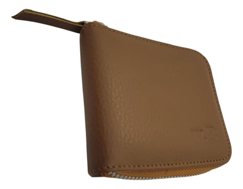 Billetera Con Cierre Pocket De Cuero Vacuno Pp27 Unisex Suela