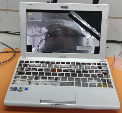 Imagem 1 de 8 de Carcaça Completa C/ Mousepad Notebook P/ Asus Eepc 1025c