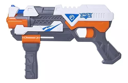 Pistola / Arma de Brinquedos - Lança Dardos com 2 e 6 Dardos - 16 cm
