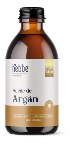 Imagen 1 de 1 de Aceite De Argan Puro Organico Para Piel Cabello 250 Ml
