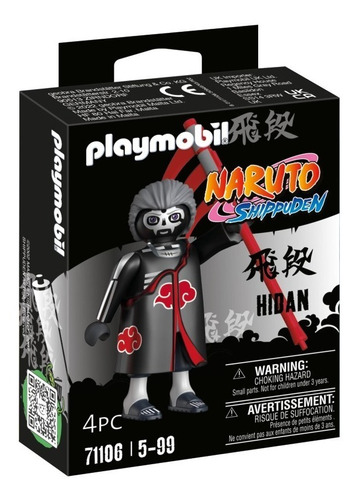 Figuras Para Armar Playmobil Naruto Hidan Con 4 Piezas +3