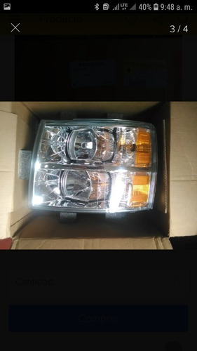 Faro Delantero Izq Silverado 2008 Al 2015 100% Original 