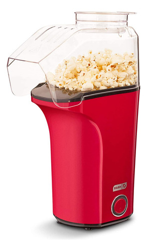 Popcorn Popper Dash Dapp150v2rd04 Hot Air, 16 Tazas, 1400 W,