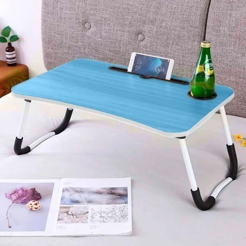 Mesa Plegable Para Cama Y Notebook Multifuncional De Madera