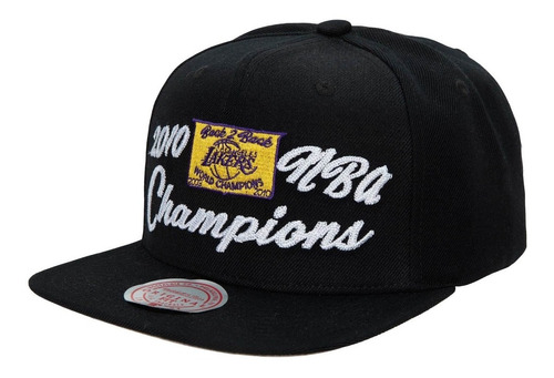 Gorra Mitchell & Ness Lakers La Champions 2010 Hhss4179