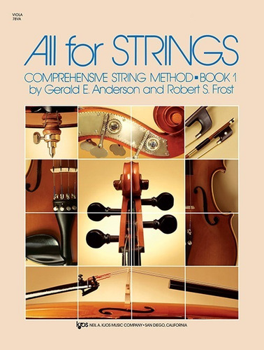 Método Para Viola - All For Strings Libro 1 - Inglés