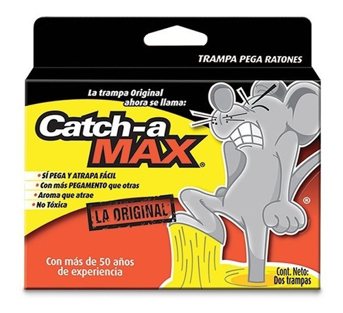 Catch-a Max Trampas De Pegamento Para Ratones En Charola