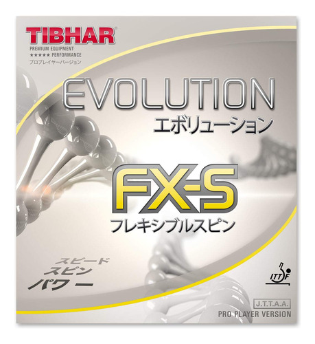 Tibhar Evolution Fx Tenis De Mesa De Goma, Rojo