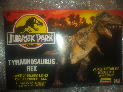 Jurasik Park Tyrannosaurus Rex Model Kit Lindberg  1992
