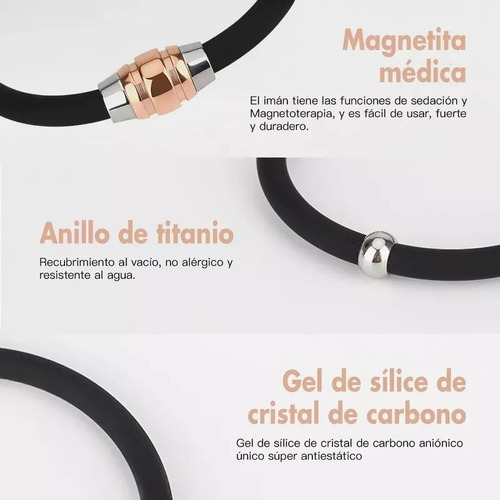 1×antistatic Eliminator Black Static Bracelet