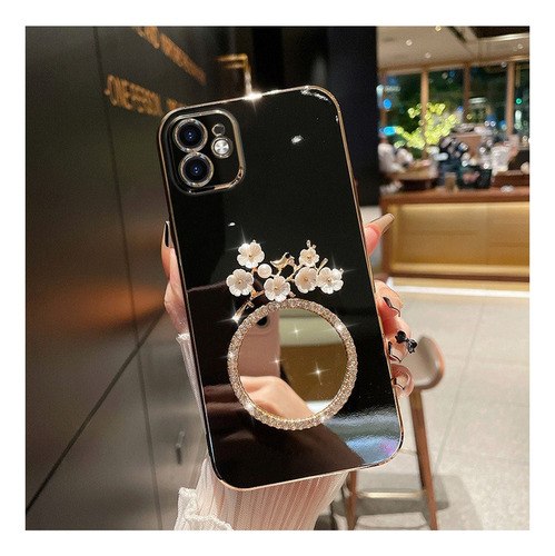 Funda De Teléfono Con Espejo De Diamante Para Xiaomi Pocox5