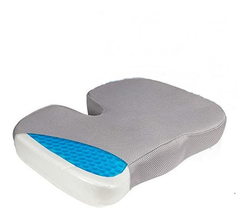 Imagen 6 de 10 de Cojin Ortopedico Asiento Memory Foam Y Gel Hemorroides Coxis