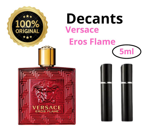 Muestra De Perfume O Decant Versace Eros Flame Caballero 