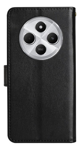Funda Flip For Xiaomi Redmi 14c Kickstand Correa De Muñeca