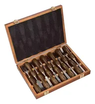 Comprar Para Juego De 12 Cinceles Para Tallar Madera Con Mango De