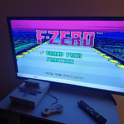 Snes Juego F Zero Y Soccer Genérico Super Nintendo Americano (Usado)