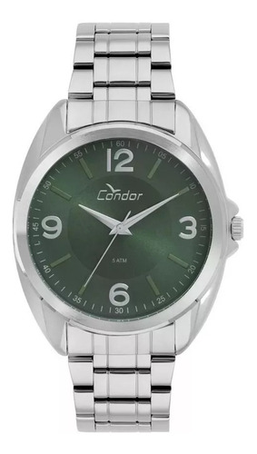 Relógio Condor Masculino Prata Co2035kvh/k3v + Chaveiro