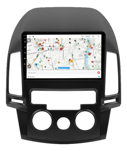 Central Multimidia I30 08/12 9p Android 14 Carplay 4gb 64gb