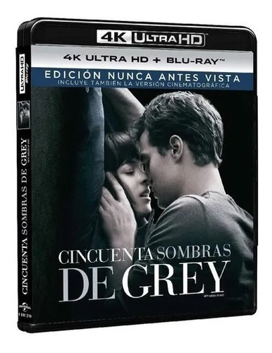 Cincuenta Sombras De Grey | 4k Ultra Hd + Blu Ray Nuevo 