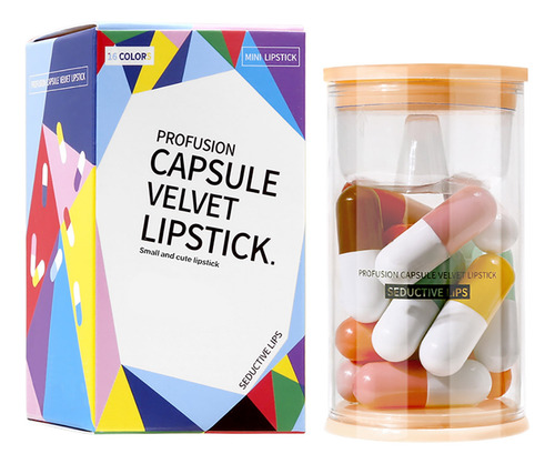 Set De Minipintalabios De 16 Ml, Paquete De 16 Ml, Lápiz Lab