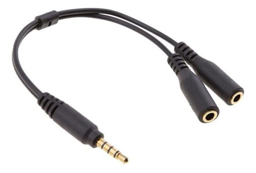 Cable Splitter Dual En Y Macho Hembra Para Audio