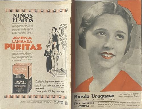 Mundo Uruguayo N°690, 1932, C. Batlle Pacheco En La Auf  Mv