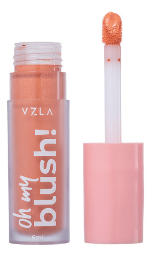 Blush Líquido Oh My Blush! 6ml - Vizzela - Efeito Natural Cor do blush Peach glow