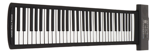 Piano Enrollable Portátil De 61 Teclas, Teclado, Función Mid