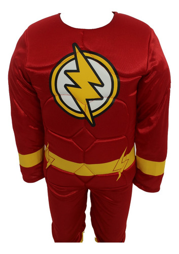 Disfraz Flash Para Niño Talla 10 - 12