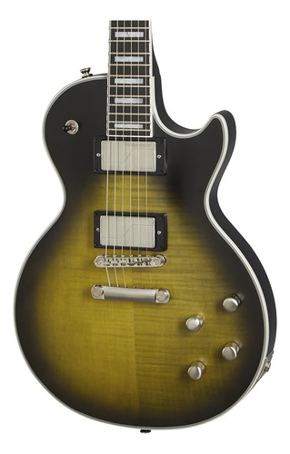 Guitarra EpiPhone Prophecy Les Paul Olive Tiger Aged Gloss
