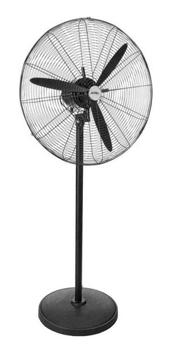 Imagen 1 de 3 de Ventilador de pie Adir 2071 negro con 3 aspas de aluminio, 26" de diámetro 120 V